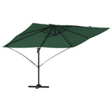 Vidaxl parasol groen 351 x 250 x 260 cm polyester en aluminium