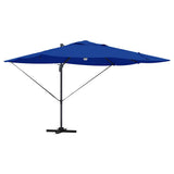 Vidaxl parasol azurblauw 351 x 250 x 253 cm polyester en aluminium