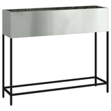 Vidaxl verhoogde tuin plantbak zilver 100 x 26 x 82 cm
