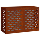 Vidaxl airconditioner hoes roestig 90 x 40 x 60 cm cortenstaal