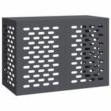 Vidaxl airconditioner hoes antraciet 100 x 50 x 70 cm staal