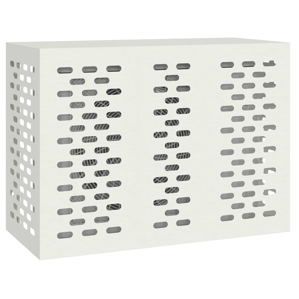 Vidaxl airconditioner hoes wit 110 x 50 x 80 cm staal