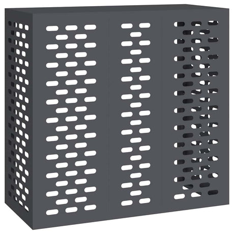Vidaxl airconditioner hoes antraciet 110 x 50 x 105 cm staal
