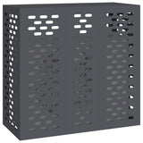 Vidaxl airconditioner hoes antraciet 110 x 50 x 105 cm staal