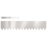 Vidaxl tuinrand 20 pcs zilver 100 x 0.05 x 20 cm roestvrij staal