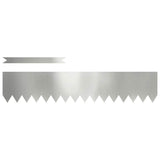 Vidaxl tuinrand 10 pcs zilver 100 x 0.05 x 20 cm gegalvaniseerd staal