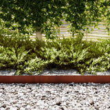 Vidaxl tuinrand 10 pcs bruin 100 x 0.05 x 20 cm cortenstaal