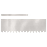 Vidaxl tuinrand 10 pcs zilver 100 x 0.05 x 20 cm roestvrij staal