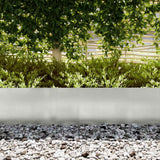 Vidaxl tuinrand 20 pcs zilver 100 x 0.05 x 20 cm roestvrij staal