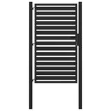 Vidaxl tuinpoort afsluitbaar 100x150 cm aluminium zwart