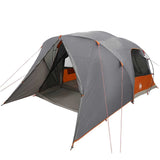 Vidaxl koepeltent met dak grijs en oranje 455 x 252 x 178 cm