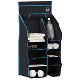 Vidaxl hangende tent organizer 10 vakken zwart 40,5 x 25 x 80 cm
