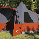 Vidaxl teepee tent met dak grijs en oranje 720 x 465 x 295 cm