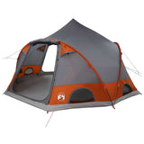 Vidaxl koepeltent met dak grijs en oranje 505 x 450 x 248 cm