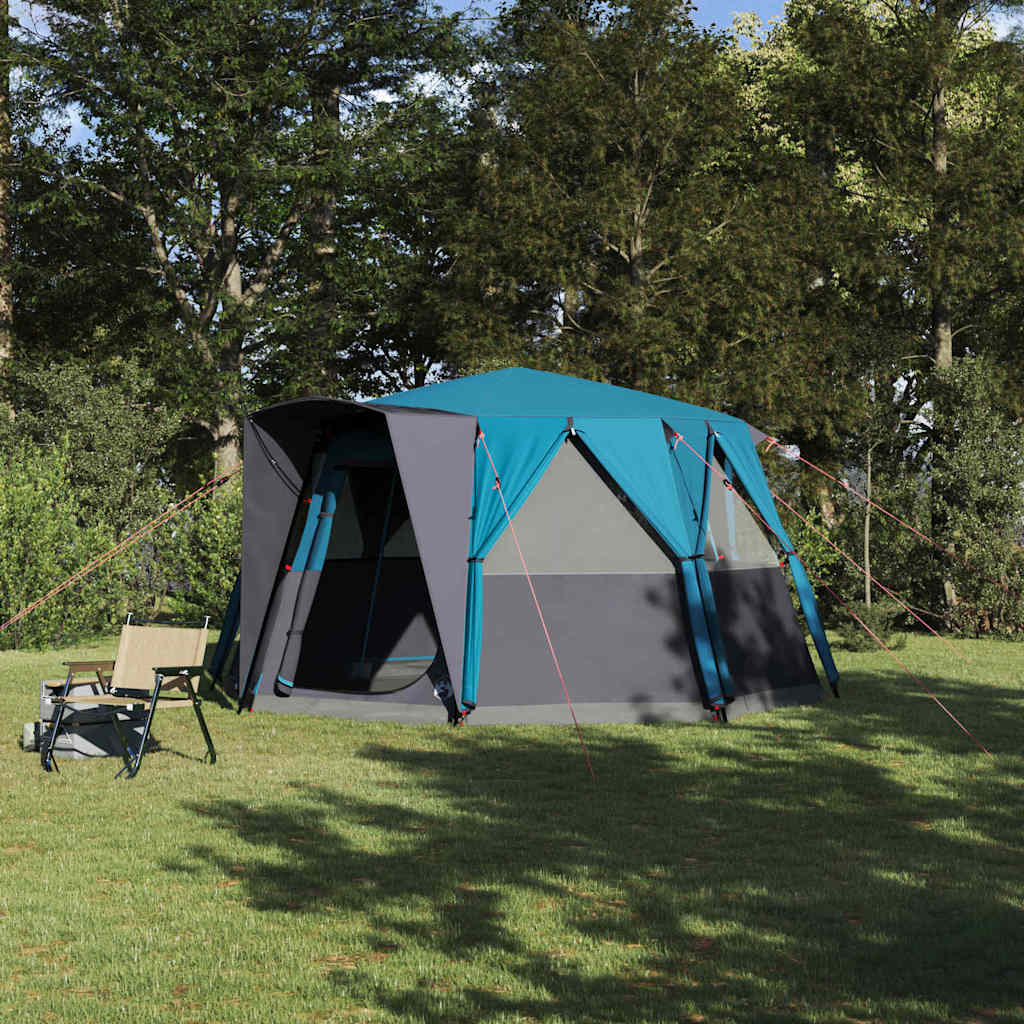 Vidaxl huisje tent met dak met opslag blauw 425 x 396 x 222 cm