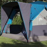 Vidaxl huisje tent met dak met opslag blauw 400 x 350 x 212 cm