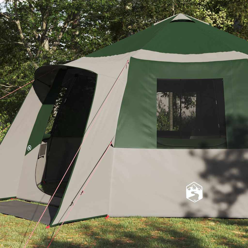 Vidaxl huisje tent met dak groen en grijs 500 x 500 x 294 cm