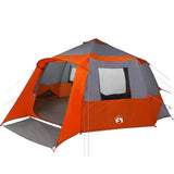 Vidaxl huisje tent met dak grijs en oranje 500 x 500 x 294 cm
