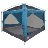 Vidaxl binnentent met dak met opslag blauw en grijs 300 x 300 x 250 cm