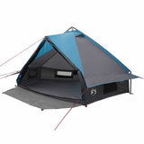 Vidaxl teepee tent met dak blauw en grijs 490 x 410 x 210 cm