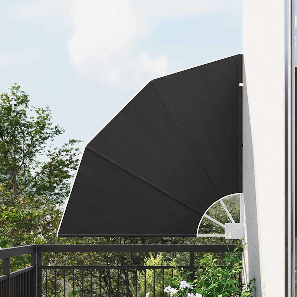Vidaxl balkon privacy scherm antraciet 115 x 115 cm polyester