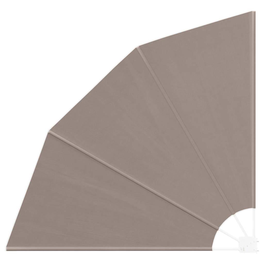 Vidaxl balkon privacy scherm taupe 140 x 140 cm polyester