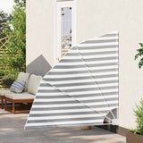 Vidaxl balkon privacy scherm antraciet en wit 140 x 140 cm polyester