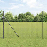 Vidaxl afrasteringspaal 13 pcs grijs staal