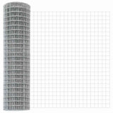 Vidaxl euro hek 1,2 x 10 m pvc-gecoat ijzer