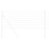 Vidaxl euro hek 0,4 x 10 m pvc-gecoat ijzer