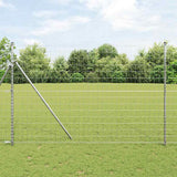 Vidaxl euro hek 1,5 x 10 m pvc-gecoat ijzer