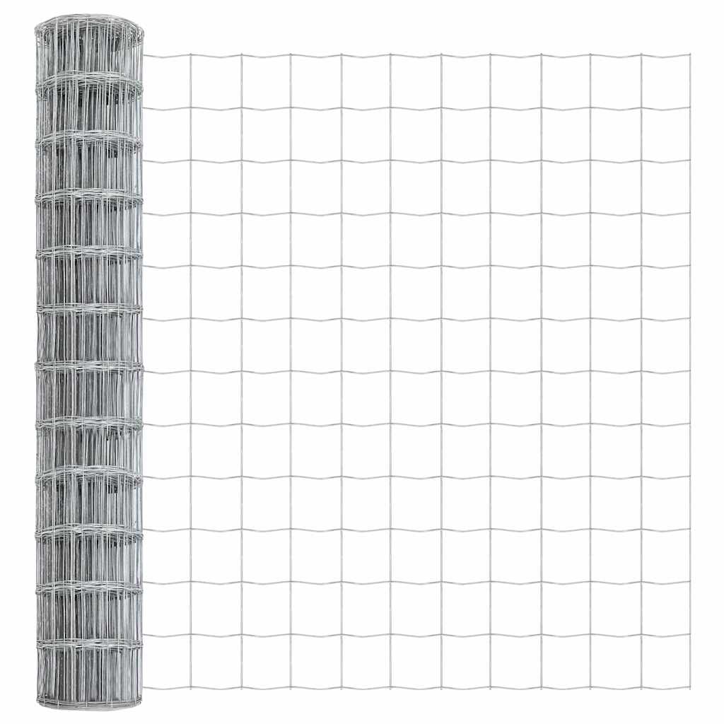 Vidaxl euro hek 1 x 10 m pvc-gecoat ijzer