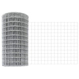 Vidaxl euro hek 0,8 x 25 m pvc-gecoat ijzer