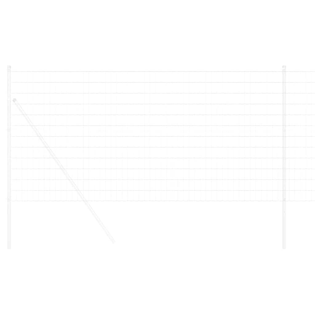 Vidaxl euro hek 1 x 25 m pvc-gecoat ijzer