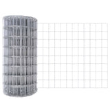 Vidaxl euro hek 0,6 x 25 m pvc-gecoat ijzer