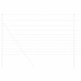 Vidaxl wilde hek warm verzinkt 1000 x 140 x 0,18 cm ijzer