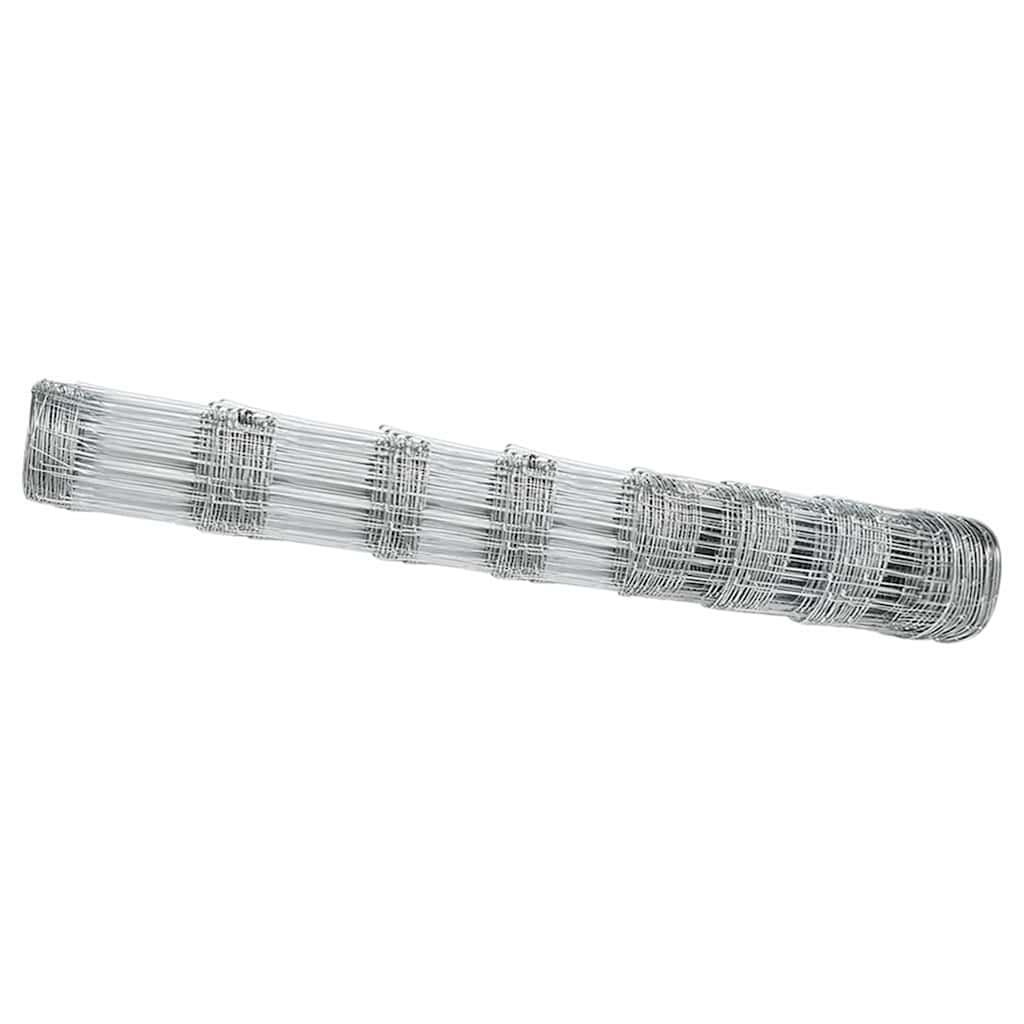 Vidaxl weidehekwerk zilver 25 x 1 m gegalvaniseerd staal