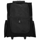 Vidaxl huisdierentrolley 3-in-1 48x32x(57-106) cm oxford stof zwart