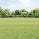 Vidaxl afrasteringspaal 5 pcs zilver 80 cm staal
