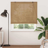 Vidaxl rolgordijn met gordijnen bruin 140 x 220 cm bamboe