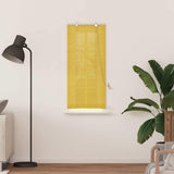 Vidaxl rolgordijn met gordijnen geel 60 x 160 cm bamboe