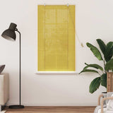Vidaxl rolgordijn met gordijnen geel 80 x 160 cm bamboe