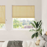 Vidaxl rolgordijn met gordijnen natuur 150 x 220 cm bamboe