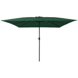 Vidaxl tuinparasol groen 295 x 295 x 245 cm polyester en staal