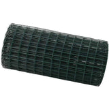 Vidaxl euro hek groen 0,4 x 50 m pvc-gecoat ijzer