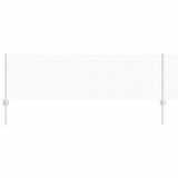 Vidaxl hek met paal zilver 0,6 x 10 m staal