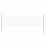 Vidaxl hek met paal zilver 0,5 x 25 m staal