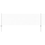 Vidaxl hek met paal zilver 0,6 x 25 m staal