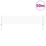 Vidaxl hek met paal zilver 0,4 x 50 m staal