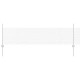 Vidaxl hek met paal zilver 0,5 x 50 m staal